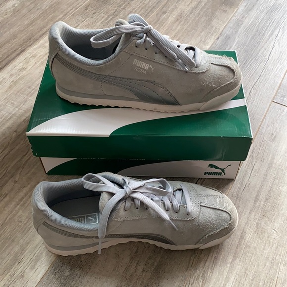 Puma Roma classic met safari, size 9, grey.  Shows wear - Picture 4 of 8